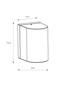 Applique Alor Markslojd LED noir design moderne IP65 extérieur 2