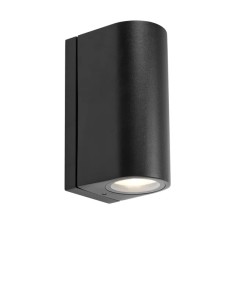 Applique Alor double Markslojd LED noir éclairage haut et bas IP65