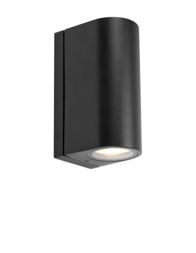 Applique Alor double Markslojd LED noir éclairage haut et bas IP65
