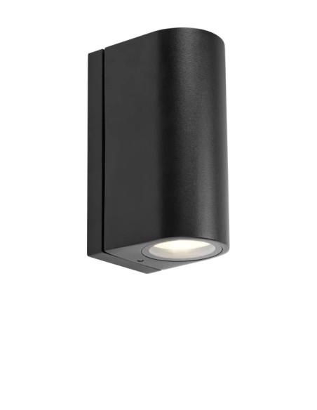 Applique Alor double Markslojd LED noir éclairage haut et bas IP65