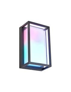 Applique Cubo RGB Markslojd LED extérieur noir IP65 éclairage connecté