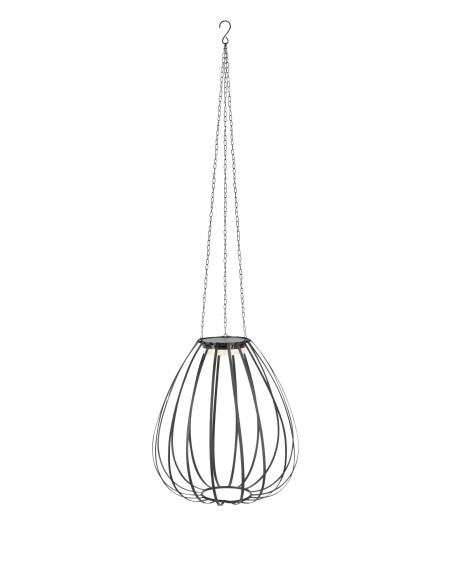 Plafonnier solaire Markslojd Ovia noir design moderne 42 cm