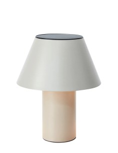 Lampe solaire Markslojd Vivo grise design extérieur 30 cm