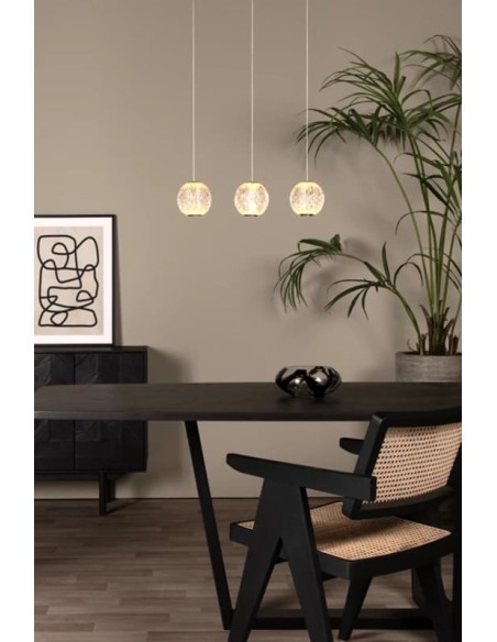 Suspension Led Dimmable 3 x4,7W 2700K 283 LM Or mat - Lucide - Cintra