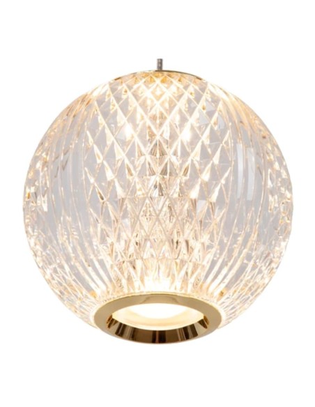 Suspension Led Dimmable 3 x4,7W 2700K 283 LM Or mat - Lucide - Cintra