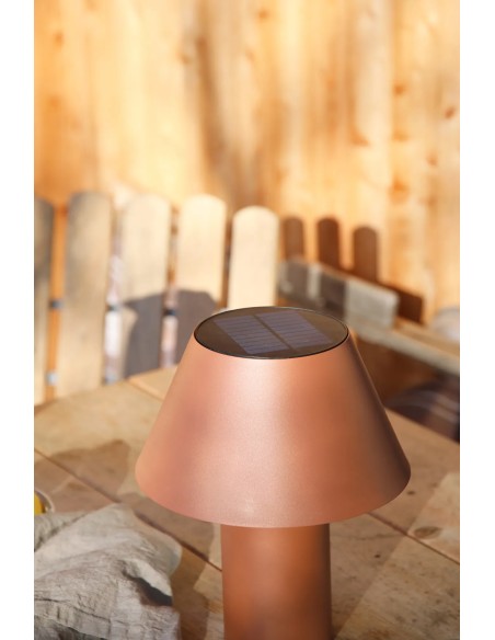 Lampe solaire Markslojd Vivo marron 30 cm extérieur