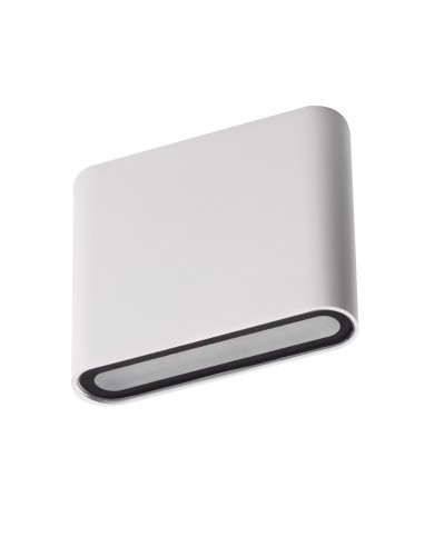 Applique murale extérieure Kanlux GARTO LED 8W design blanc pour façade