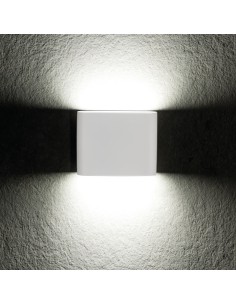 Applique murale extérieure Kanlux GARTO LED 8W design blanc pour façade 2