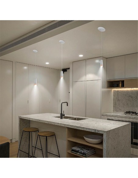 lampe murale LED sans fil magnétique blanche Newgarden Roll 4