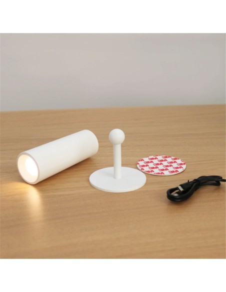 applique rechargeable USB-C murale blanche intérieur Roll 4