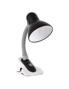 Lampe de bureau Kanlux SUZI HR-60-B noire avec pince design compact E27