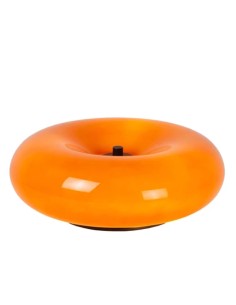 Lampe de table Diam. 29,5 cm 3 x G9 5W verre et métal  orange - Lucide - Sentino