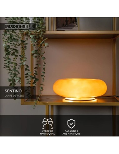 Lampe de table Diam. 29,5 cm 3 x G9 5W Taupe - Lucide - Sentino