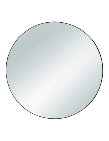 Miroir rond Mila 50 cm cadre métal noir design moderne