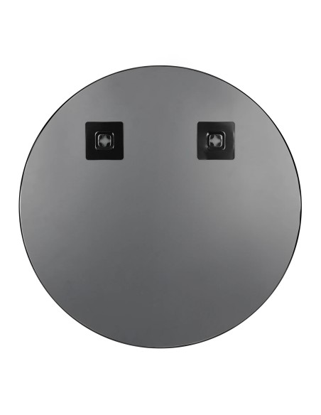 Miroir mural rond noir 50 cm Mila décoration salon chambre