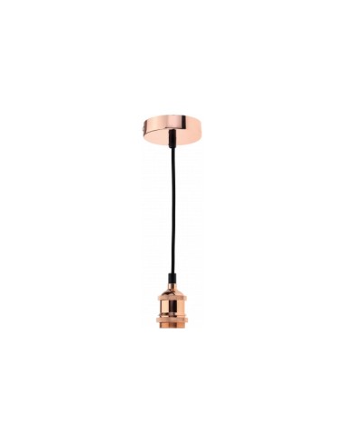 Suspension vintage Optonica PD1-A2 E27 rose gold design élégant pour intérieur