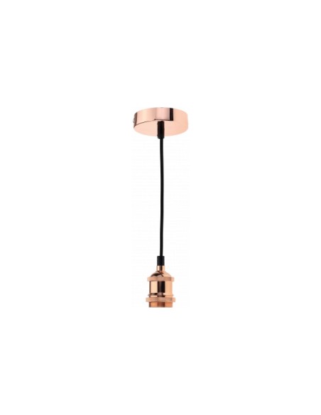 Suspension vintage Optonica PD1-A2 E27 rose gold design élégant pour intérieur