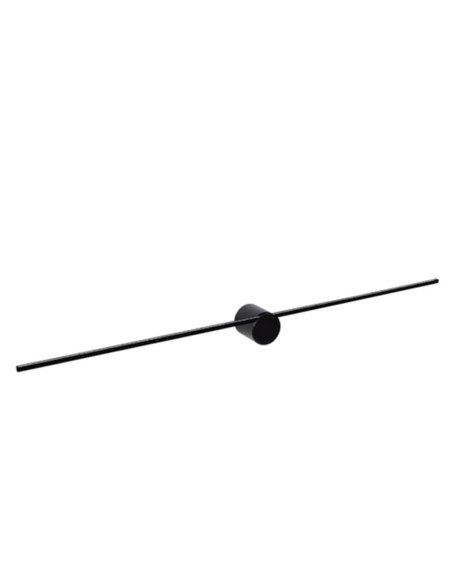Applique murale Salle de bains LED 1x11W 2700K IP44 Noir - Lucide - Mizar
