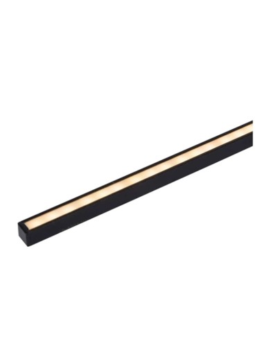 Applique murale Salle de bains LED 1x11W 2700K IP44 Noir - Lucide - Mizar