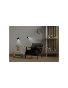 applique murale sans fil Roll 8 noire LED tactile compacte 2