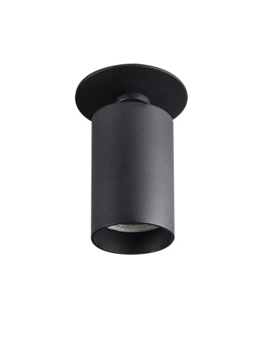 Spot encastrable Kanlux CHIRO GU10 noir design moderne plafond