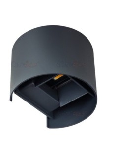 Applique extérieure ronde graphite Led intégré Reka - Kanlux Leluminaireled.com