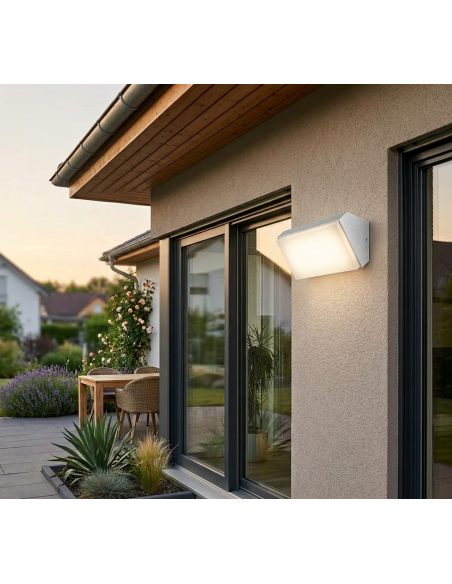 Applique extérieure solden blanche mantra 7071 IP65 9 Watts