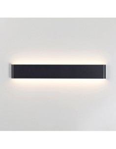 Applique murale LED EGEO Mantra noir 14W design extra plat aluminium 2