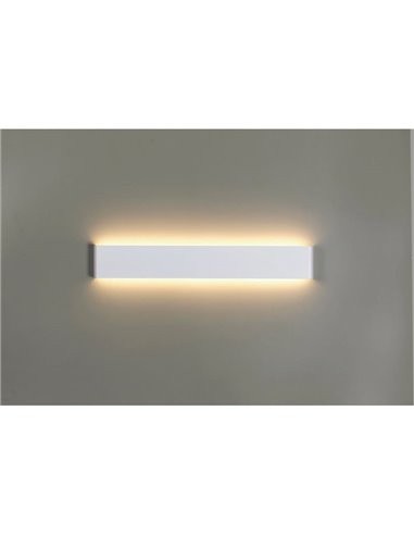 Détail applique murale LED EGEO Mantra blanc 14W 1150 lumens éclairage intérieur
