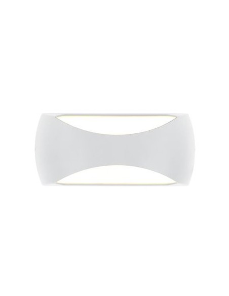 Détail applique murale extérieure LED BUTAN Mantra blanc IP65 1000 lumens