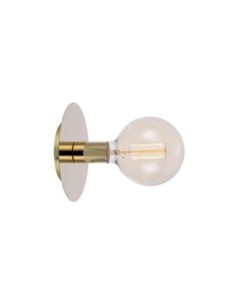 Applique murale métal doré avec interrupteur Disc - Markslöjd Leluminaireled.com