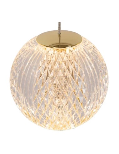 Suspension Led Diam. 25cm Dimmable 3 x4,7W 2700K Or mat - Lucide - Cintra