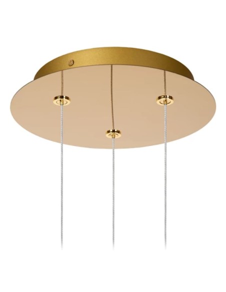 Suspension Led Diam. 25cm Dimmable 3 x4,7W 2700K Or mat - Lucide - Cintra