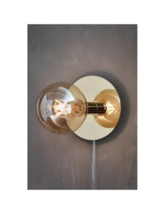 Applique murale métal doré avec interrupteur Disc - Markslöjd Leluminaireled.com 2