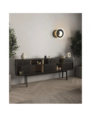 Détail applique murale NELSON Mantra LED 1300 lumens CCT blanc aluminium