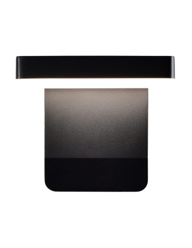 Applique murale extérieure Mantra Cooper IP54 noire façade contemporaine
