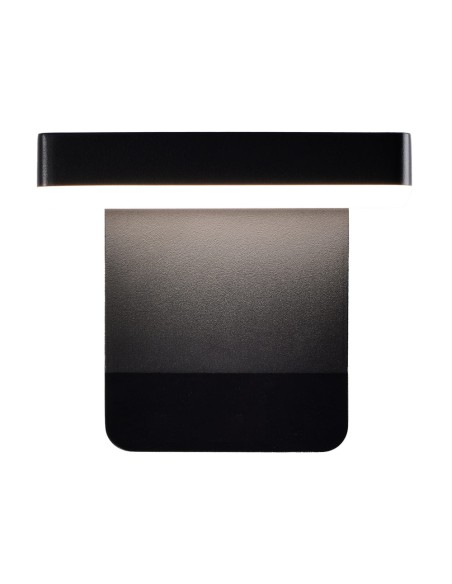 Applique murale extérieure Mantra Cooper IP54 noire façade contemporaine
