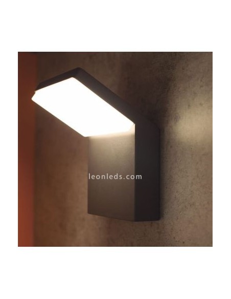 Applique murale extérieure Mantra Alpine IP65 gris façade discrète
