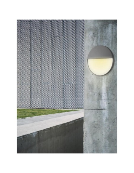 Applique LED extérieure Baker corten installation mur terrasse entrée moderne