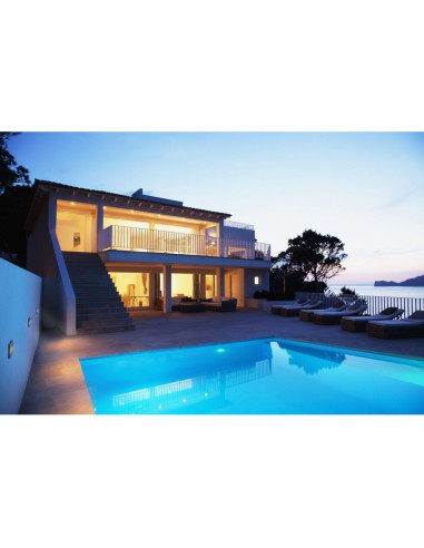 Applique LED extérieure Baker gris installation mur terrasse entrée design contemporain discret