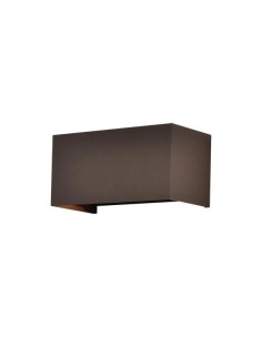 Applique murale extérieure Davos LED 24W finition corten façade moderne