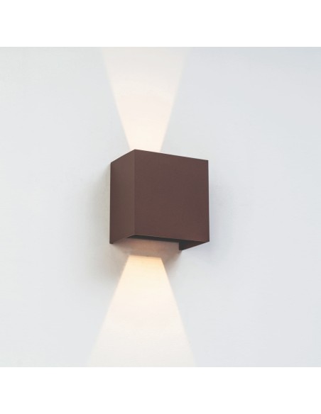 Éclairage mural extérieur Davos LED IP65 pour façade et terrasse contemporaine