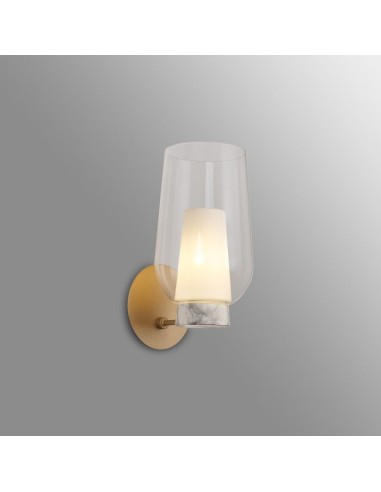 Éclairage décoratif intérieur applique murale Mantra Nora lumière chaude cristal fumé salon chambre
