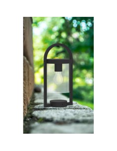 Applique murale extérieure Mantra Maya gris oscuro E27 IP54 sur façade moderne 2