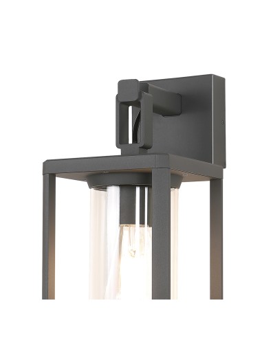 Éclairage extérieur applique murale Mantra Alps E27 ambiance chaleureuse ampoule filament façade
