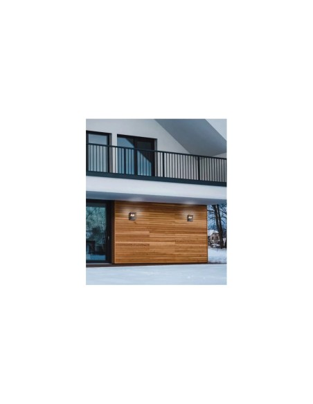 Applique extérieure Verbier installée sur façade contemporaine éclairage décoratif IP65