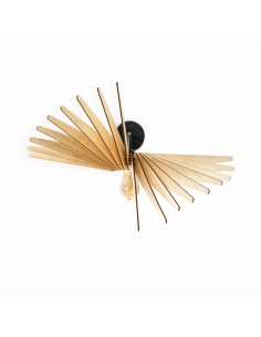 Applique Led bois Albatros - Atelier Loupiote Leluminaireled.com