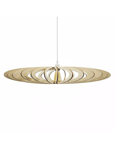 Suspension Led bois - Atelier Loupiote - Néo