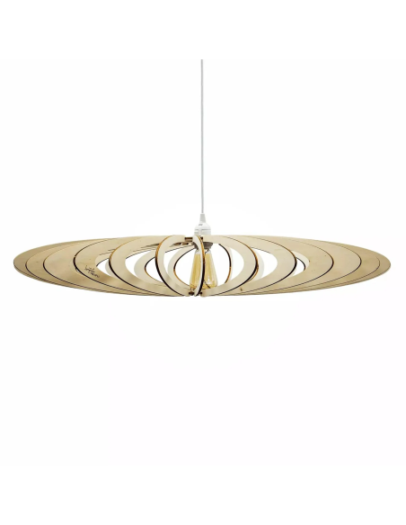 Suspension Led bois - Atelier Loupiote - Néo