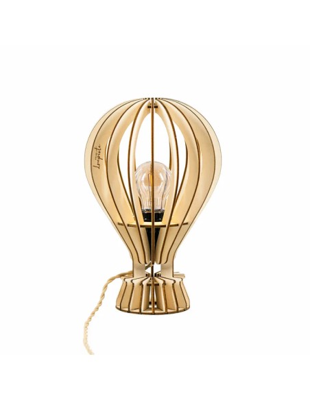 Lampe de table Led bois Archimède - Atelier Loupiote Leluminaireled.com
